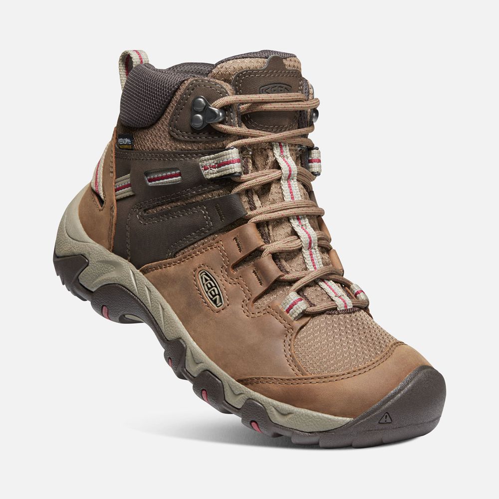 Keen Outdoor Bot Kadın Kahverengi - Steens Deri Waterproof - Türkiye DZSP96421